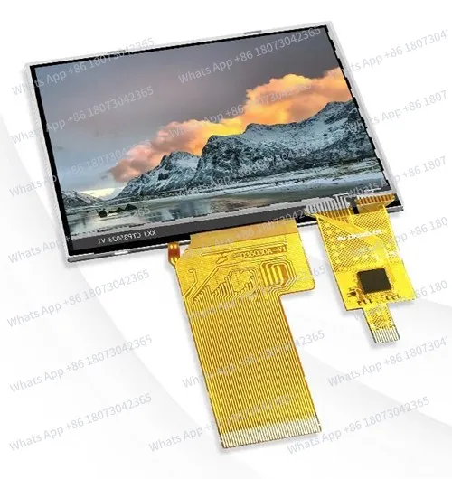 IPS 3.5 inch 40PIN 16.7M Color tft LCD Capacitive Touch Screen ST7272 Controller 24Bit RGB Interface 320*240