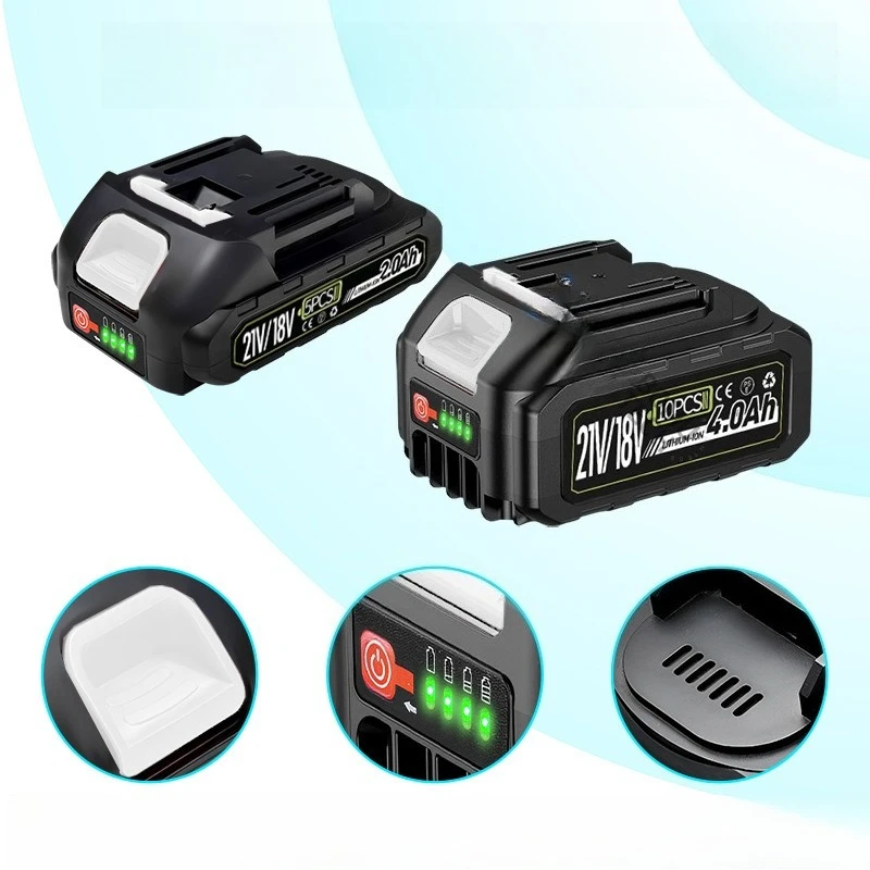 21V 1.5/2/3/4AH High-capacity Battery for Makita BL1830 Battery for BL1830 BL1815 BL1860 BL1850 BL1840B Power Tools Battery - view 2