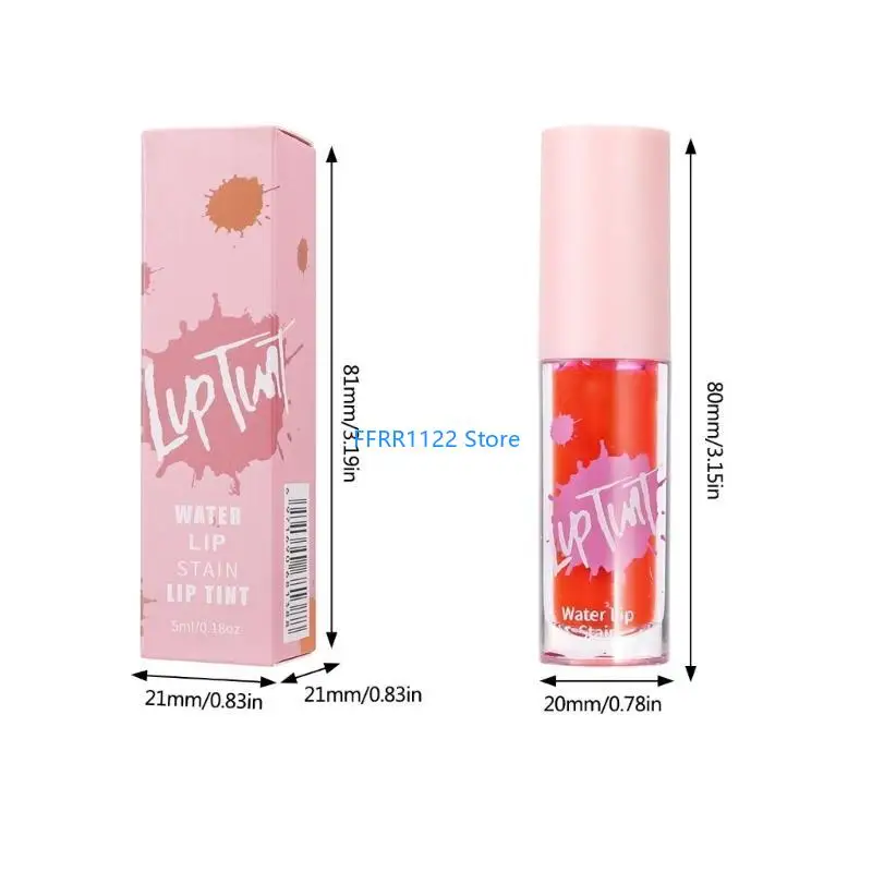 Y1UF 6 色保湿リップステインファッション液体口紅ふっくらリップティント