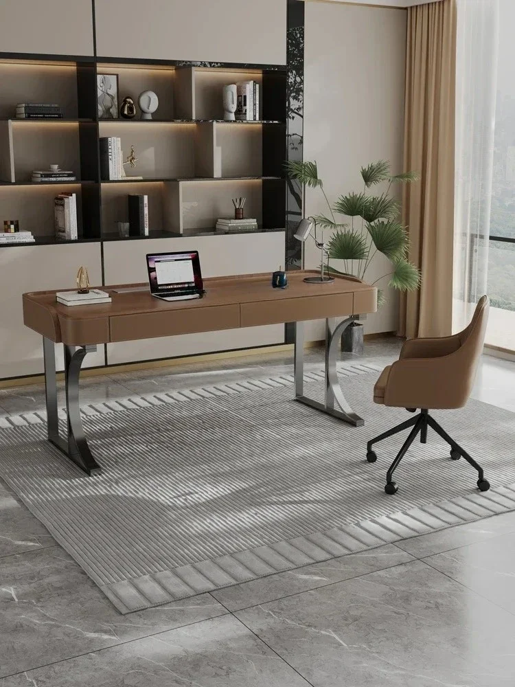 Italian study desk, retro desk, home living room writing computer desk