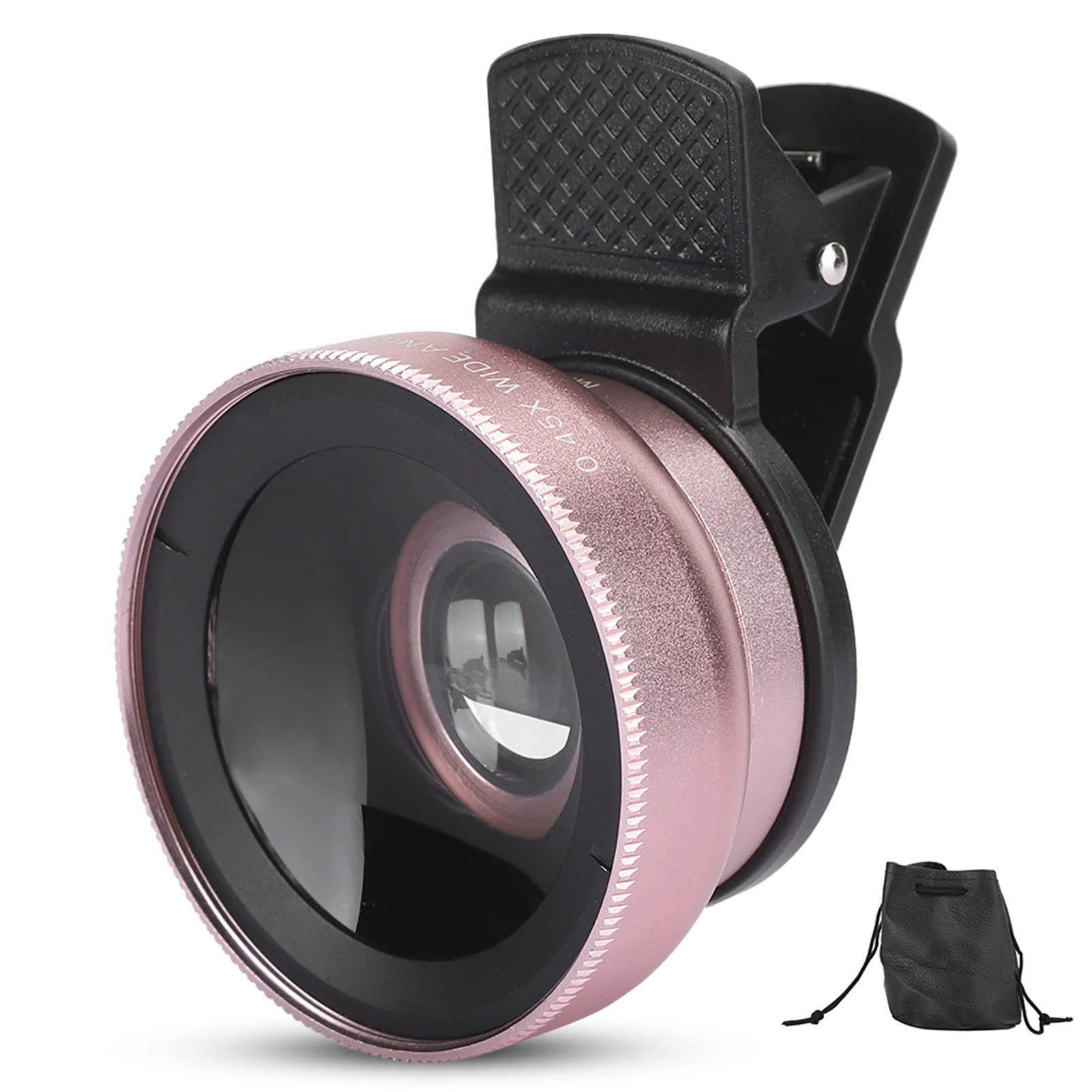 

Высококачественный объектив для телефона 2 в 1, профессиональный сверхширокоугольный объектив 0,45X и макрообъектив, четкое изображение, высокое разрешение для мобильного телефона