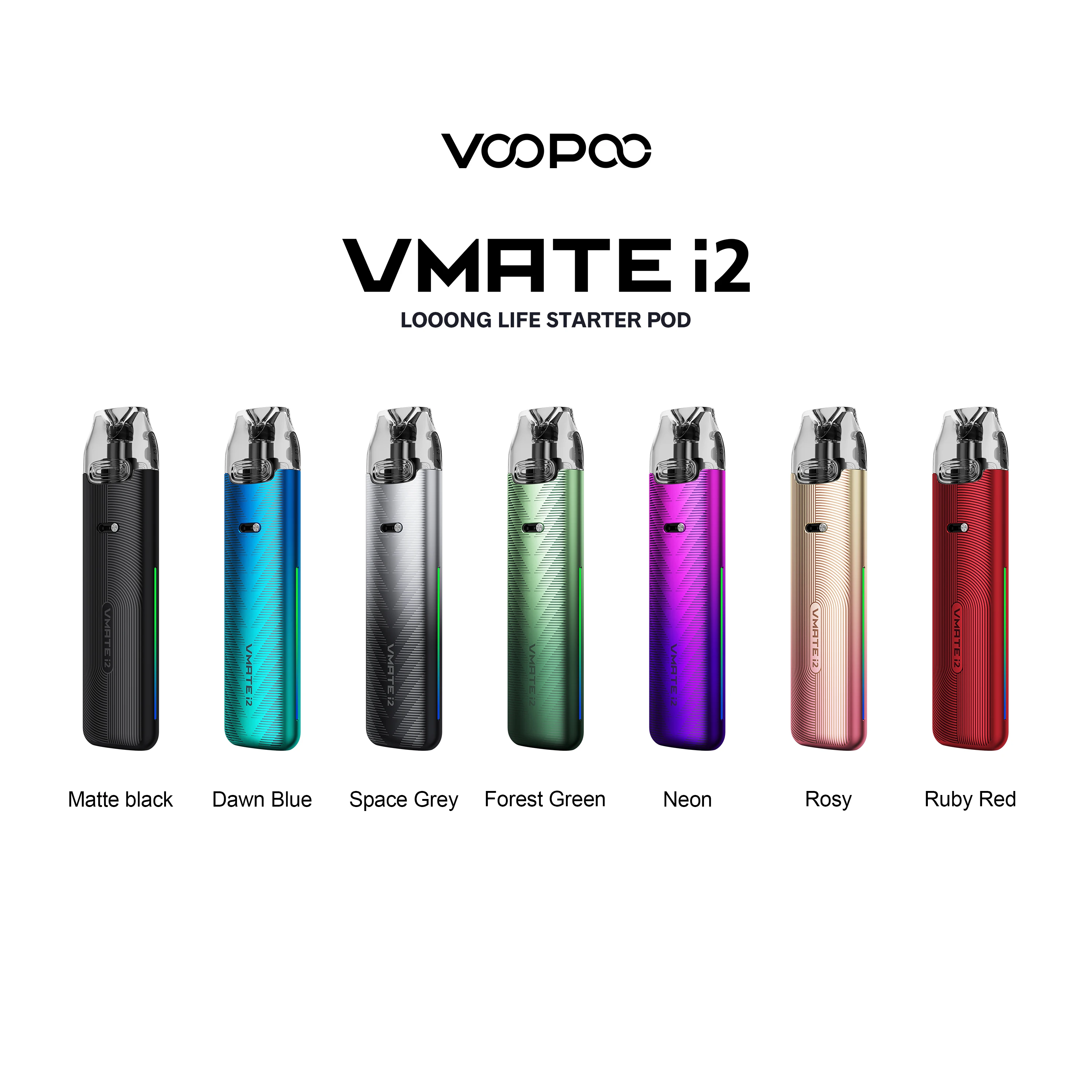 Original VOOPOO Vmate i2 Pod Kit 30W Vape 1500mAh 3ml Pod Cartridge 0.7ohm Top Fill  Vaporizer MTL/RDL E Cigarette