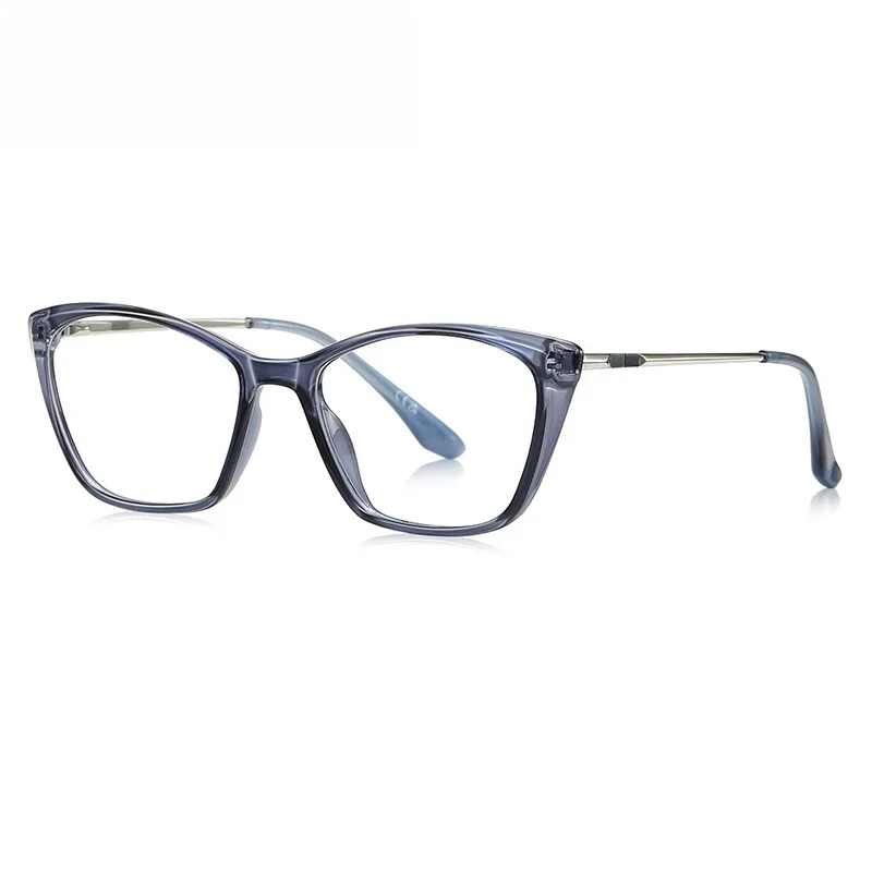 KUXA New Fashion Cat-eye Montature da donna personalizzate Design Lettura Occhiali anti-luce blu possono essere personalizzati con prescrizione