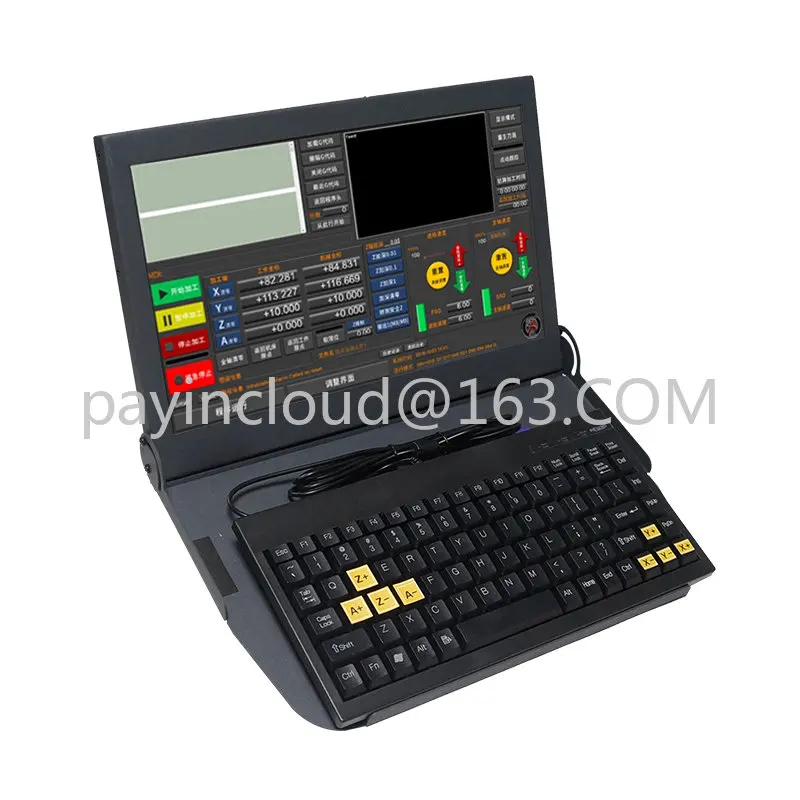 CNC Mach3 Touch Screen Industrial Control Computer 14 Inch with RS232 Serial Port Windows XP System for Universal CNC Router