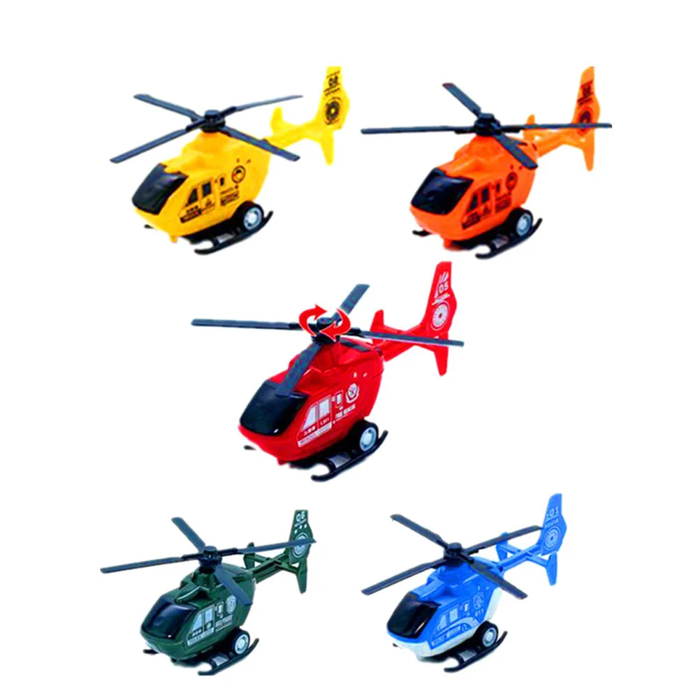 6 Pcs Toy Balls Helicopter Airplane Party Supplies Kids Toys Planes Pullback Model Child