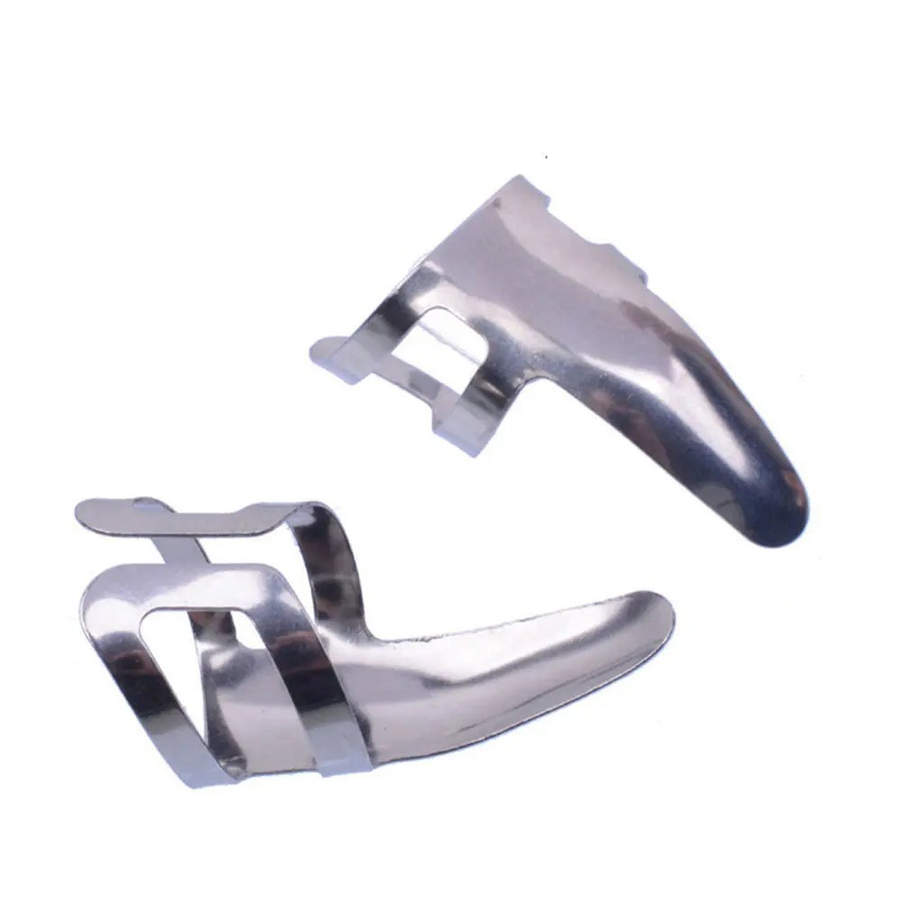 

9Pcs Stainless Steel Finger Picks Forefinger Single Picks Adjustable Guitar Bass Nail Plectrums Protect Nails Improve Playing