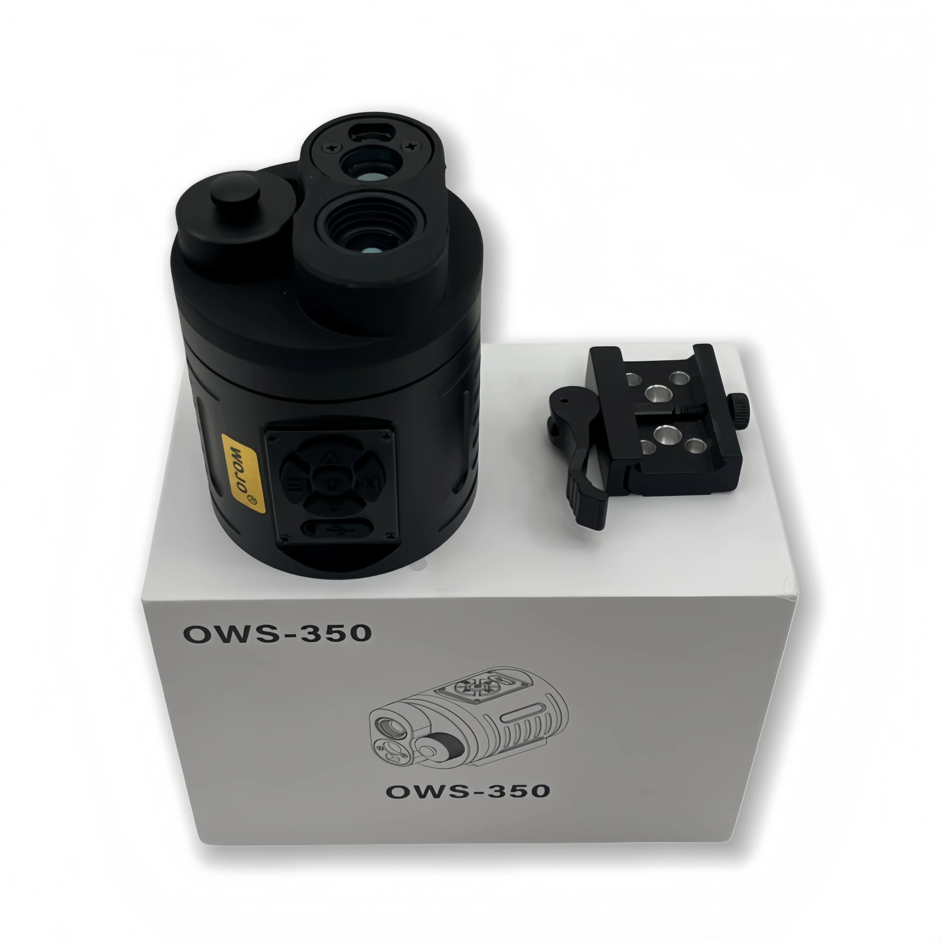 WOJO Thermal Imaging Rangefinder Scope 320x240 Resolution 50Hz Refresh Rate 9.7mm Lens 1-8X Zoom NETD 40 Sight for Hunting