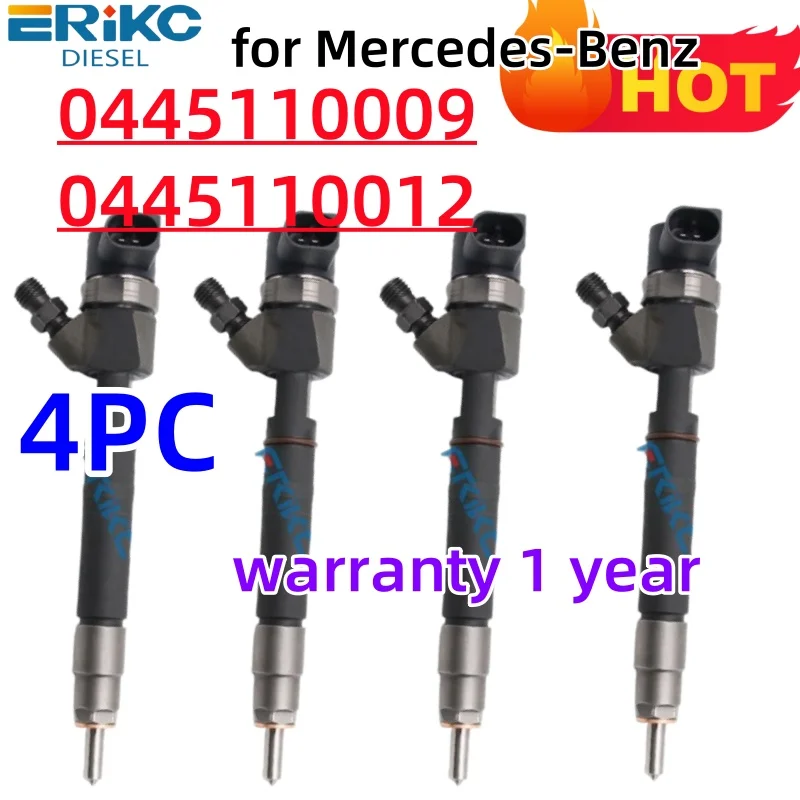0445110009 0445110012 Common Rail Diesel Injector 0445110009 6110700487 for Mercedes-Benz CE-Class Sprinter and Vito