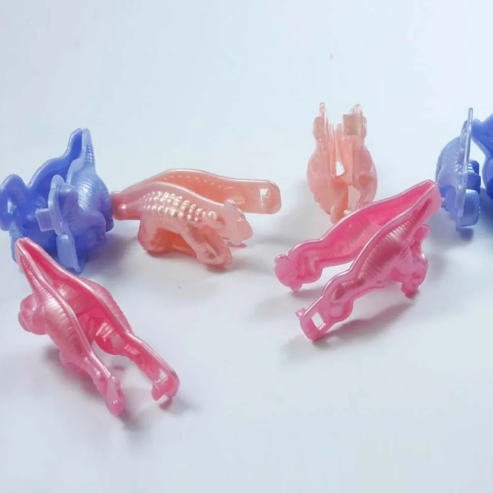 12 stuks DIY dinosaurus plasticine mal cartoon vorm ontwerp voor kinderen creatief spelen zand kit willekeurige kleur plasticine mal