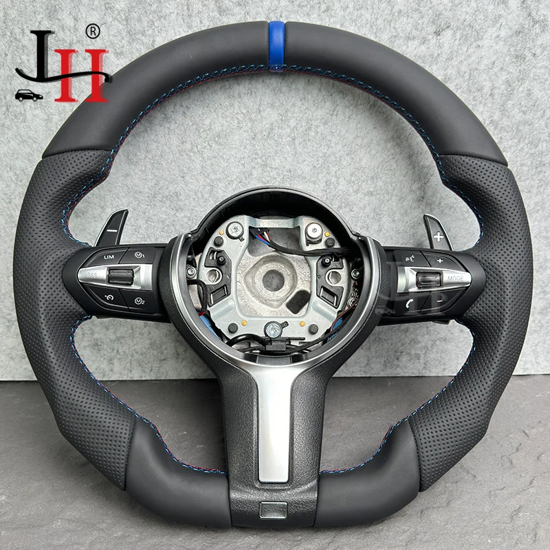 The Steering Wheel Suitable For Bmw F30 F10 F31 F20 E70 E90 Is Made Of Alcantara Material And Sports Steering Car Accessories