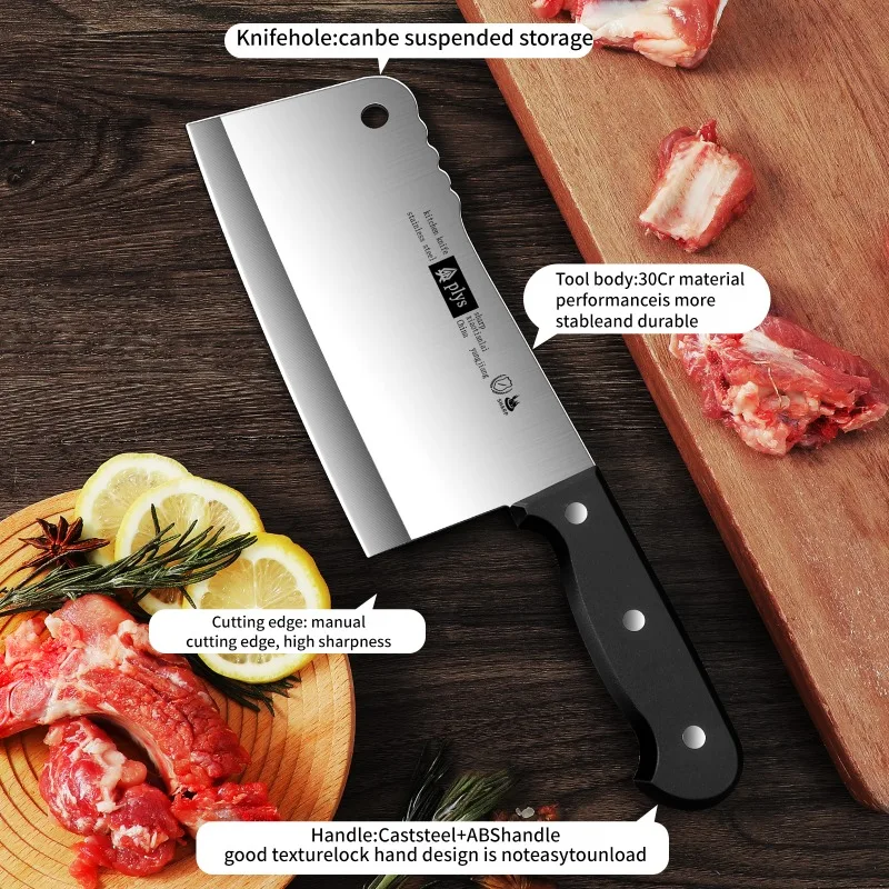 Hackmesser mit hoher Härte, ultraschnelles Messer, scharfes Messer, Kochmesser, Küchenmesser, Spezialmesser, Knochenhackmesser