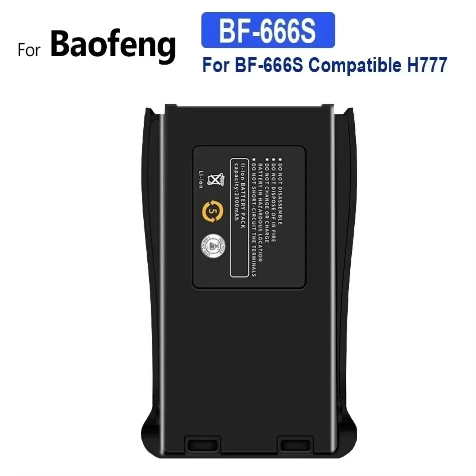 סוללת mah 1500mah עבור baofeng 888 888 BF-666S תואם h777 H-777 BF-777S טוקי וואקי