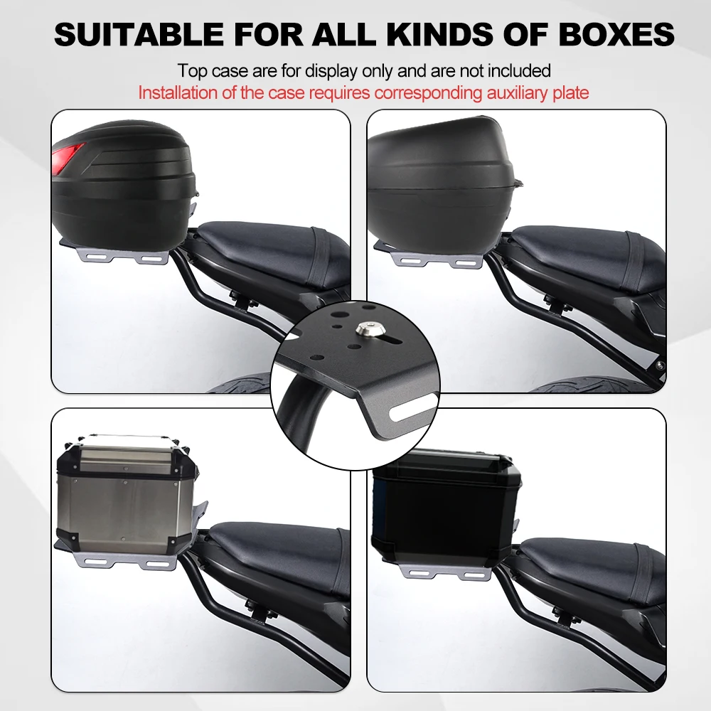 Motorcycle Top Case Holder Rack Luggage Rear Tail Box Bracket Trunk Support For Yamaha MT-07 MT07 MT 07 2014-2021 2022 2023 2024