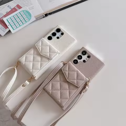 Crossbody Wallet Phone Case for Samsung Galaxy S23 FE S24 S22 Ultra Plus A15 A25 A35 A55 A24 A34 A54 A14 with Card Holder Cover