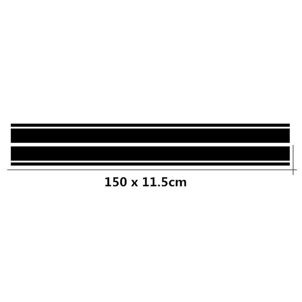

Vinyl Hood Decal Pair 2x Stripes for Mercedes-Benz A C CLA GLA GLC Class Bonnet Sticker with Waterproof Vinyl Backing