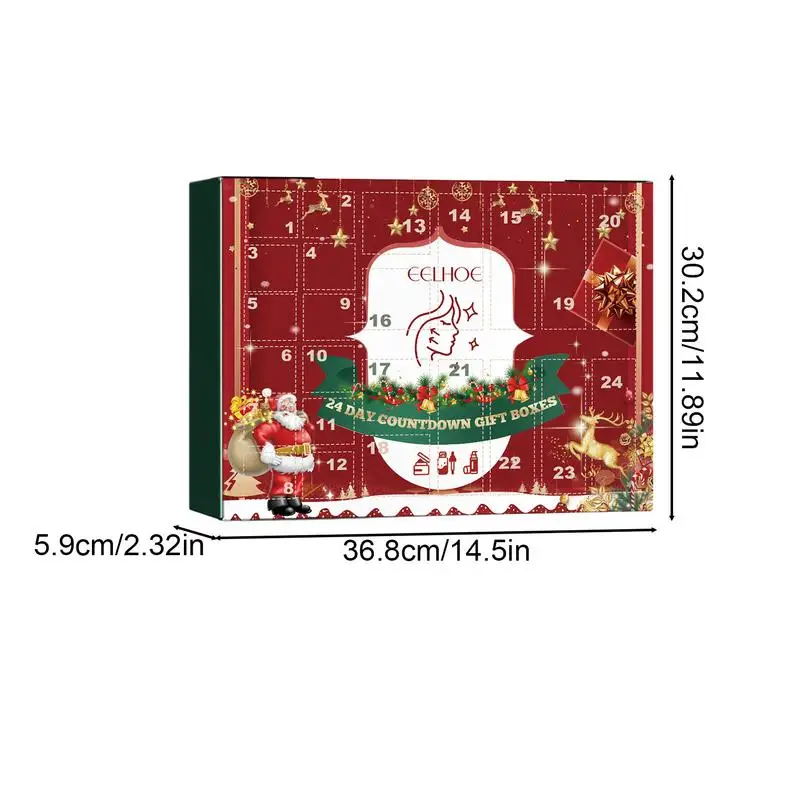 NEW Advent Calendar Makeup Set Christmas Countdown Calendar Skin Care Products Surprise Blind Box Best Xmas Gift For Women Girls