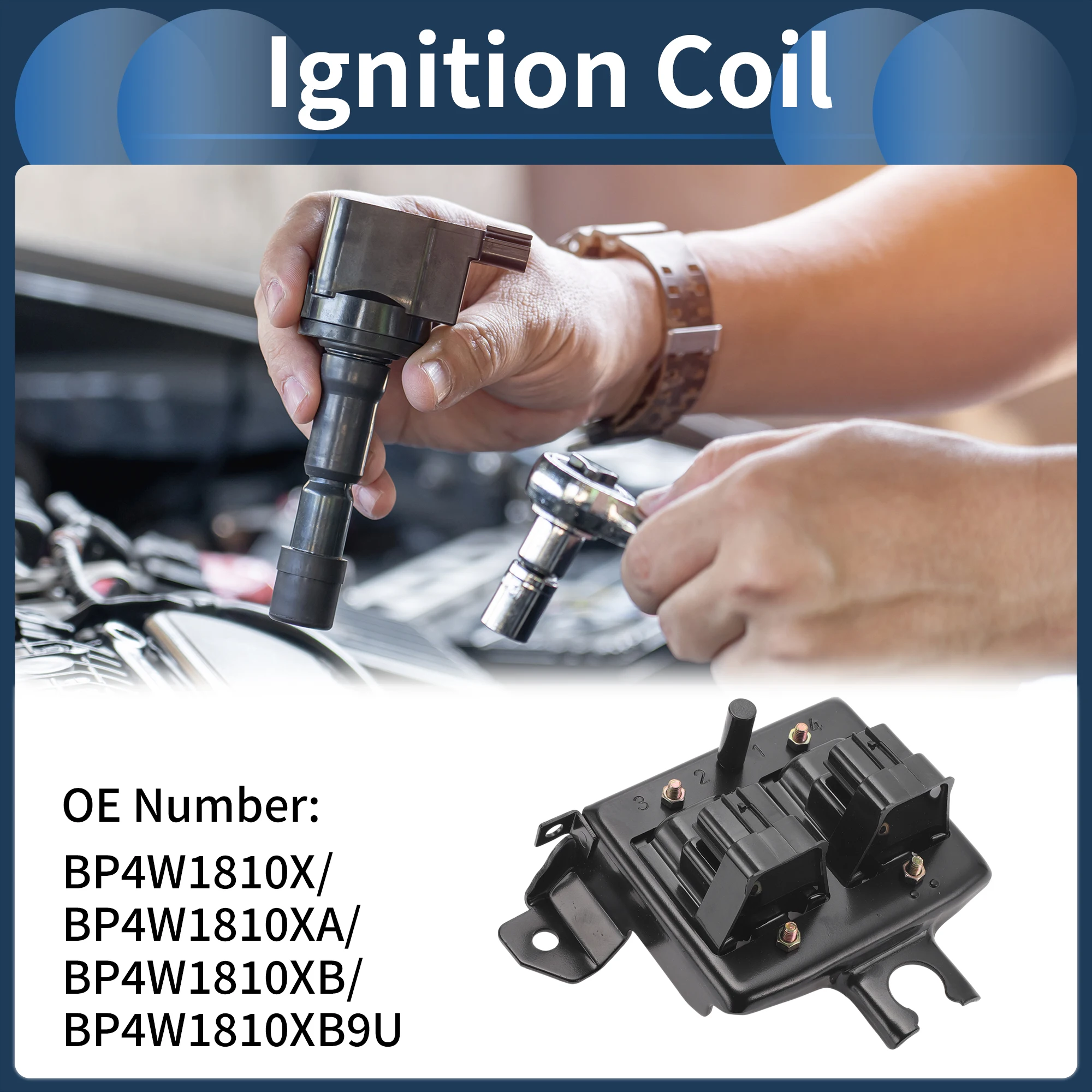 

UXCELL Пакет катушек зажигания No BP4W1810X для Mazda Miata 1.8L l4 1999-2000 гг.