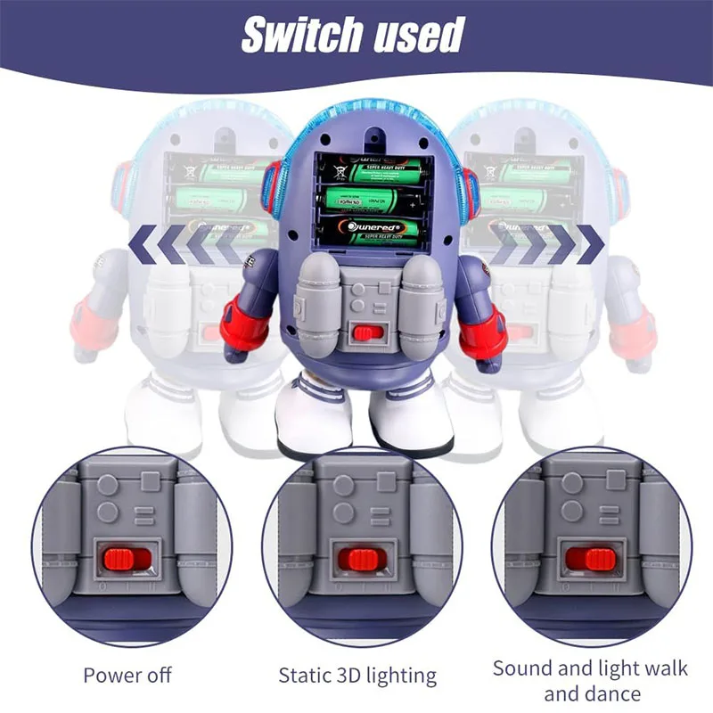 Jouet canard pour bébé, jouet Musical interactif, éléments spatiaux pour nourrissons, cadeaux pour enfants, électrique avec lumières et sons, Robo dansant