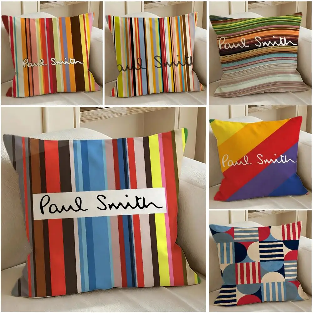 Brand Paul Smith Cushion Cover Pillow Short Plush Warm CreamStylel Cushion for Living Room Bedroom Sofa Ideal for Gifting
