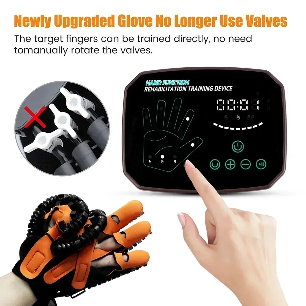 Rehabilitation Robot Gloves Hemiplegia Cerebral Infarction Training Equipment Stroke Finger Physiotherapy Tools Right Left Hand