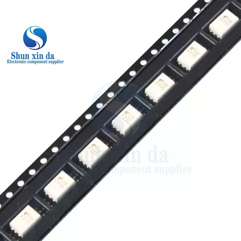 5 peças tlp715 tlp701 p715 p701 sop-6 smd buffer lógico optoacoplador fotoacoplador ic tlp715 (tp, f) tlp701 (tp, f)