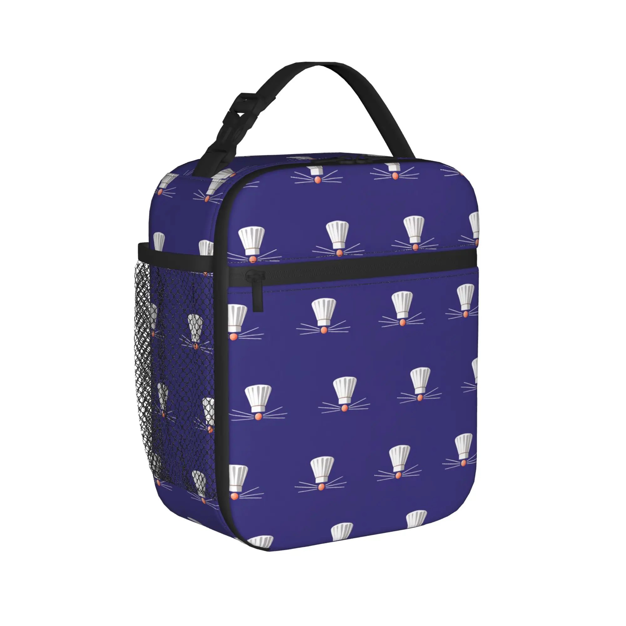 Ratatouille Lunch Bag  Leisure Lunch Box For Girls Outdoor Picnic Portable Zipper Cooler Bag Oxford Print Thermal Lunch Bags
