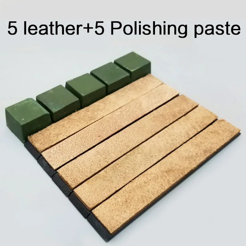 Leather Honing Strop Polishing Knife Professional Tool Friction Sharpener Polishing Machine Leather Polishing Paste