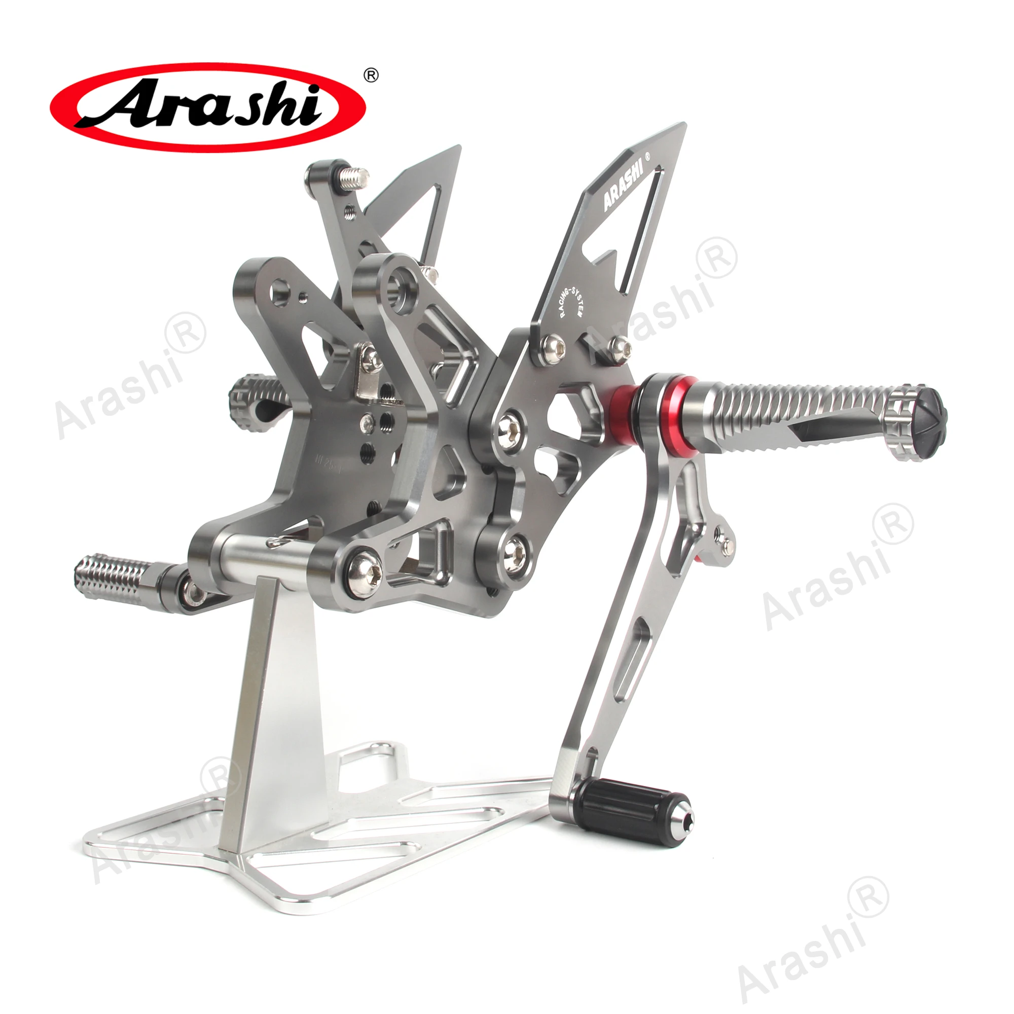 Arashi V2.0 Adjustable Rearset For KAWASAKI NINJA ZX6R 2025 GP