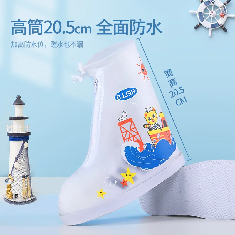 Scarpe da pioggia per bambini copriscarpe impermeabili, antiscivolo e spessi coprigambe da neve resistenti all\'usura copriscarpe da pioggia da