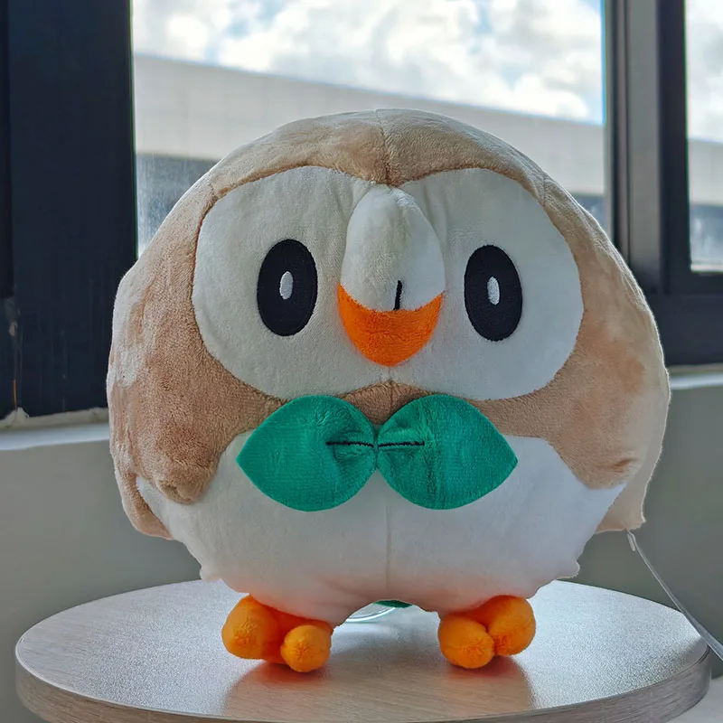 Rowlet Peluche Pokemon Plush Toys Stuffed Dolls Cartoon Cute Dolls Kawaii Birthday Christmas Gift For Kids Friends Collection