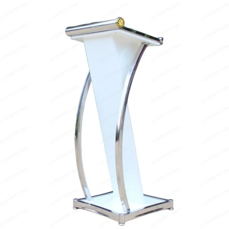 Stainless steel lectern lectern outdoor welcome reception desk