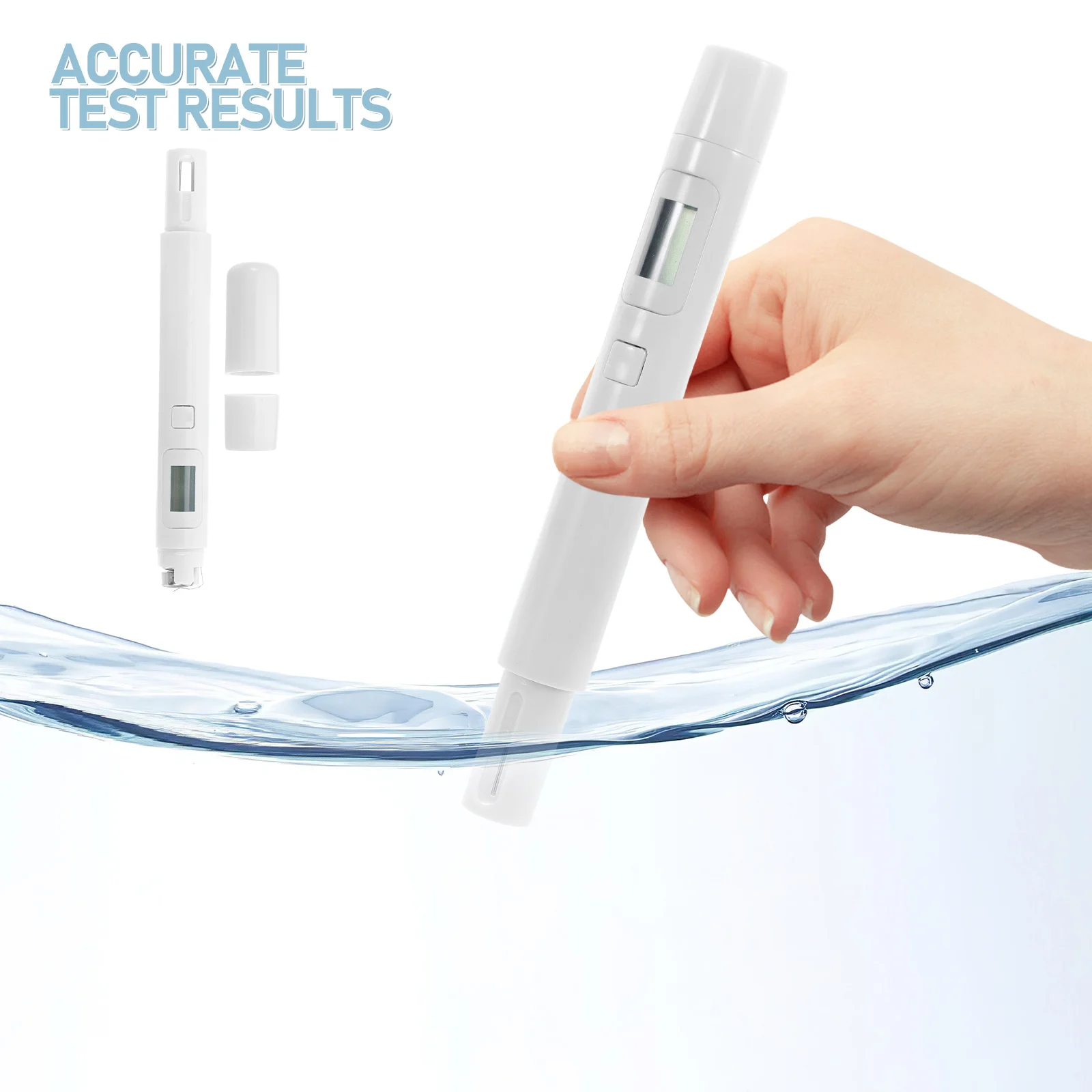 デジタル水質テスター高精度LCDディスプレイプール水族館実験室試験用導電率測定