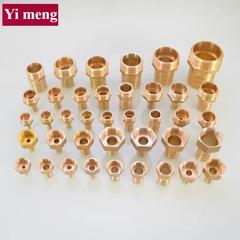 Tower head joint fire hose tower fitting 1/1.5/1.5/2 inch water hose rubber inner and outer copper green head