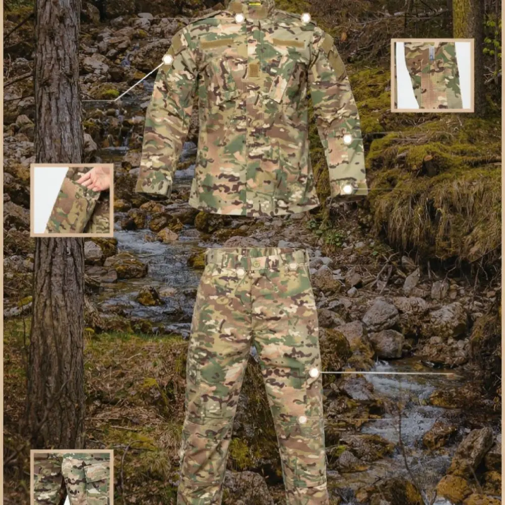 Unisex Outdoor Training Wear Resistant Breathable Suit For Hiking Mountaineering Camping Gear