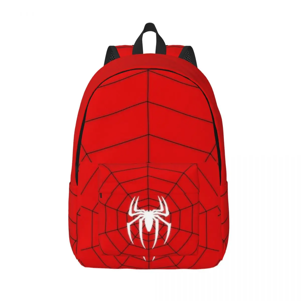 Spider Red Web Man Spiderman Teenage Backpack Sports Student Hiking Travel Daypack for Men Women Laptop Shoulder Bag