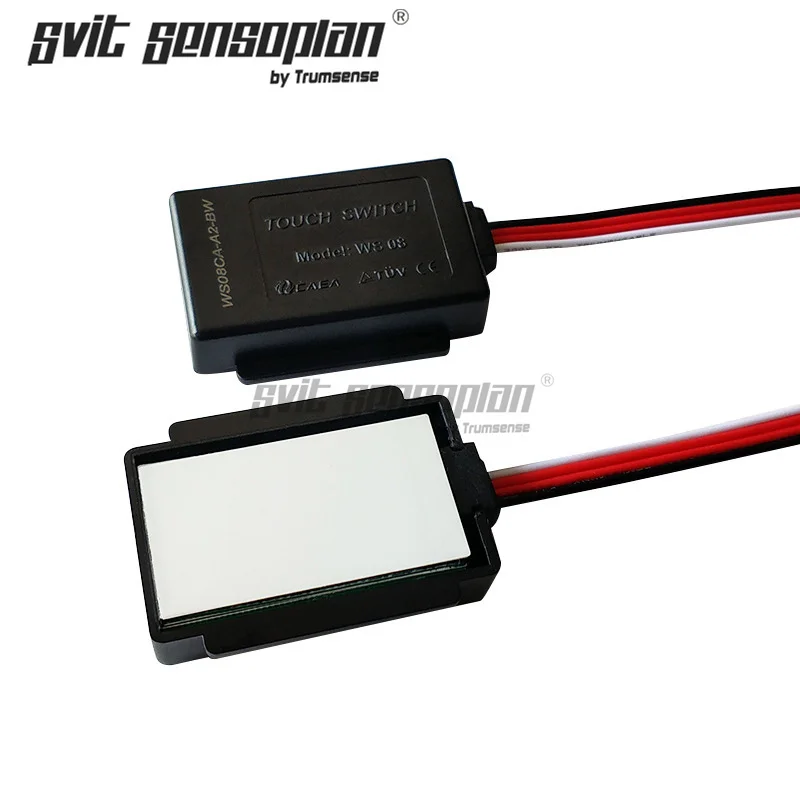 Trumsense LED 스트립용 터치 스위치, 지능형 무단 조광기 터치 스위치, 호텔 욕실 메이크업 미러용, DC 12V, WS08CA