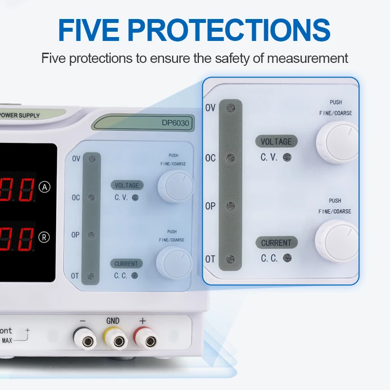 60V 30a Dc Gestabiliseerde Voeding Display Instelbare Variabele Spanning Bench Onderhoud Krachtbron Dc Gereguleerde Voeding