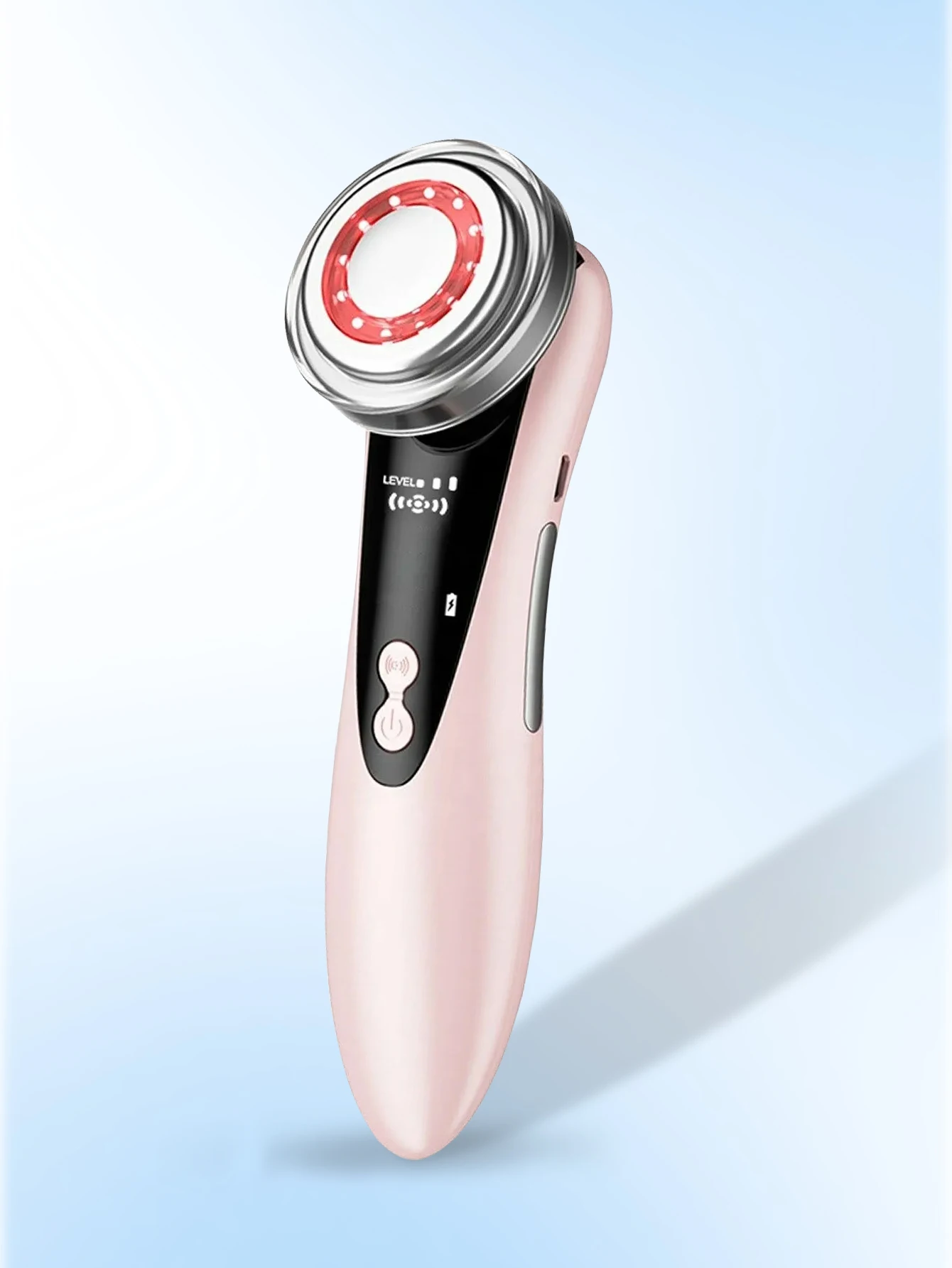 EMS Facial Massager LED Lichttherapie Sonic Ion Trillingen Huidverstrakking Gezicht Lifting Anti Rimpel Schoonheid Apparaat Huidverzorging Tool