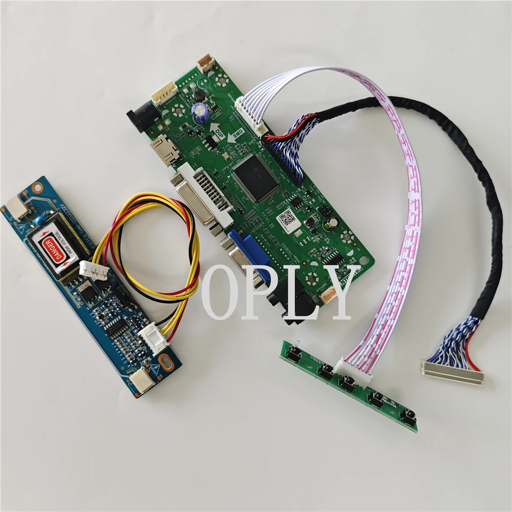 

Kit for HT185WX1-300 HT185WX1-100 HT185WX1 1366X768 18.5" LCD screen monitor DVI VGA HDMI-compatible controller board