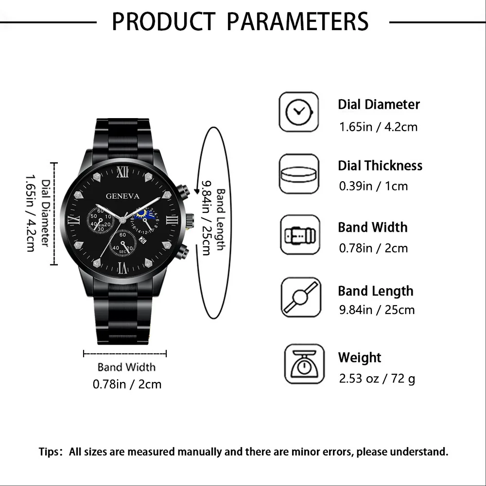 ファッションメンズ腕時計高級シルバーステンレス鋼クォーツ腕時計男性ビジネス腕時計男性用カレンダー時計リロイやつ