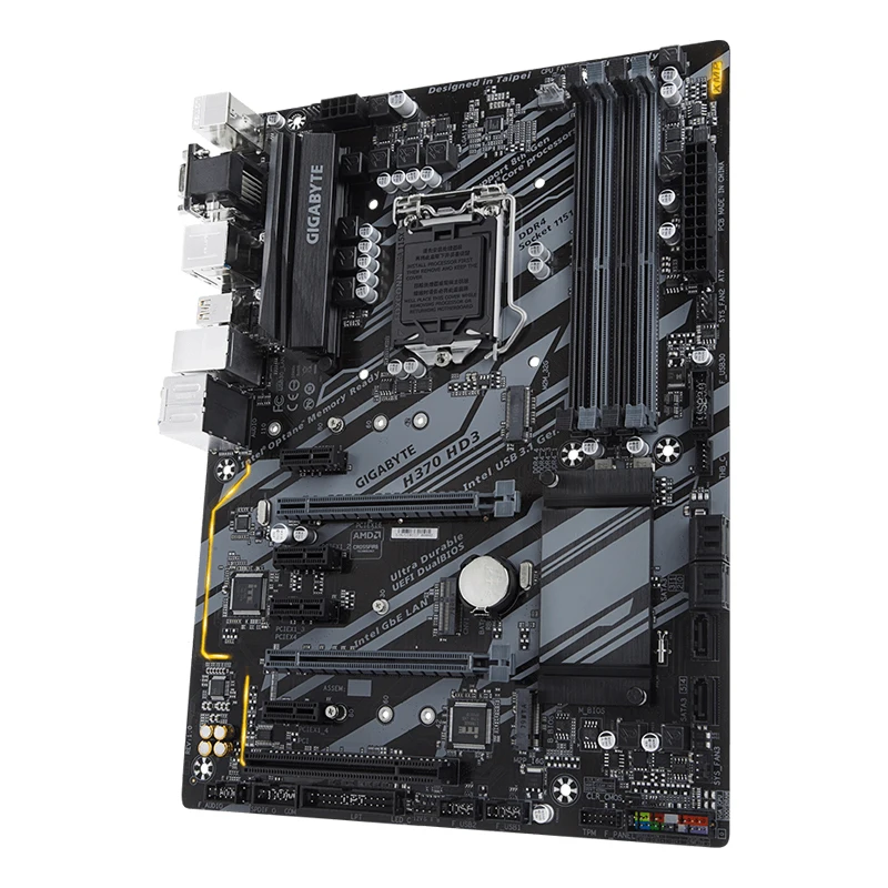 Imagem -03 - Gigabyte-placa-mãe Desktop Ultra Durável Chipconjunto Intel Soquete h4 Lga1151 Hd3 Hd3