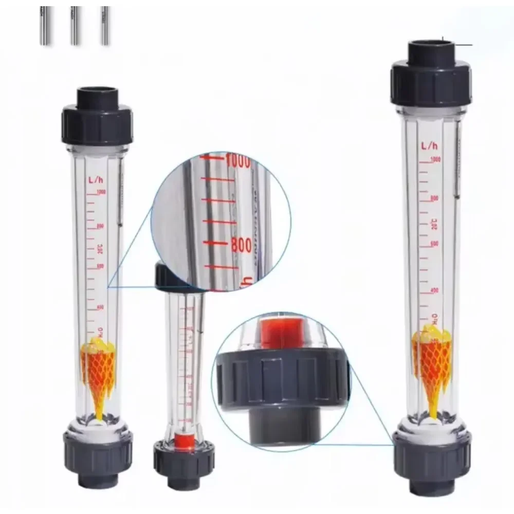 Flange water flow meter plastic rotor LZS-125