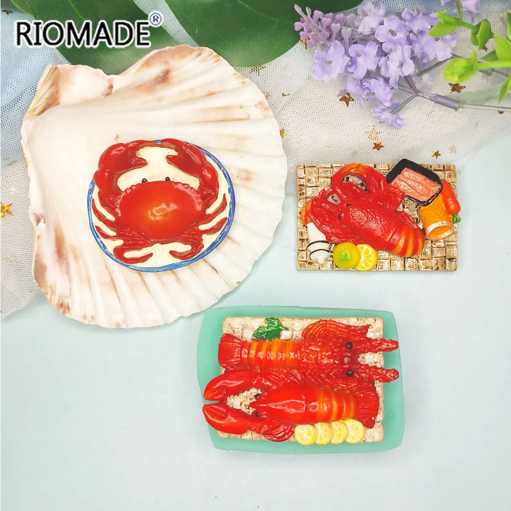 Feast Modeling Silicone Mold Fondant Cake Decorating Tool Crab Candy Making Lobster Chocolate Baking Epoxy Mould Gypsum Ornament
