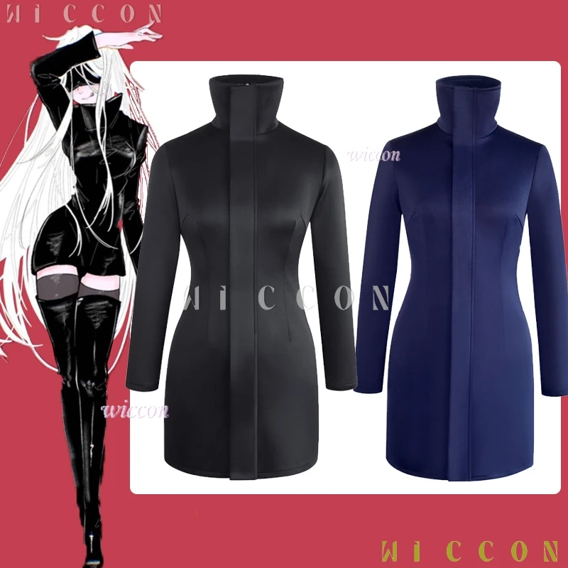 أزياء الهالوين Jujutsu JJK Gojo Satoru فستان تنكري شعر مستعار Genderswap بدلة الهالوين أنيمي زي الحفلات الهزلية ملابس النساء #1