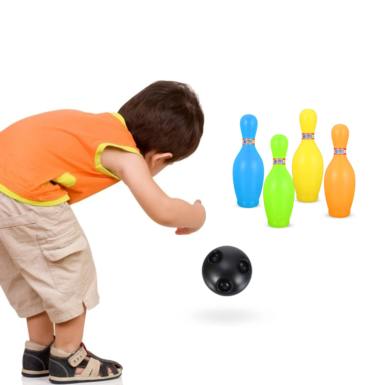 Bowlingbal Speelgoed Kinderen Buitenspeelgoed Peuterspel Ouder-kind Sport Kinderen Puzzel