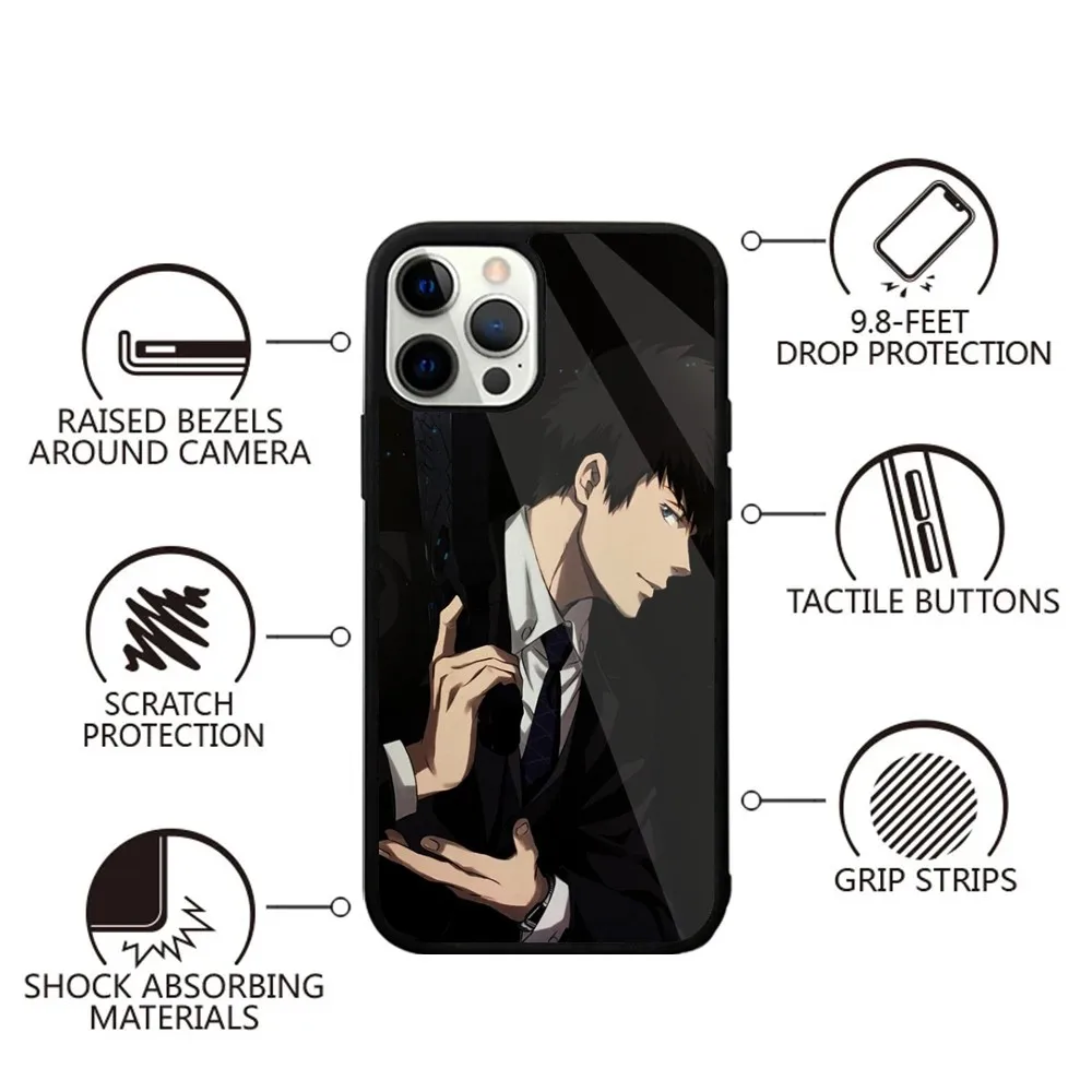 Anime PSYCHO PASS Phone Case For iPhone 15,14,13,12,11,Plus,Pro,Max Mini Magsafe Magnetic Wireless Charging