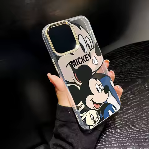 Mickeys Minnies Transparent Phone Case for Oppo Find A5X A5 F31 F29 X8 A60 A3X A3 A78 A98 A79 A78 A59 A58 A38 A76 A17 Pro 4G 5G