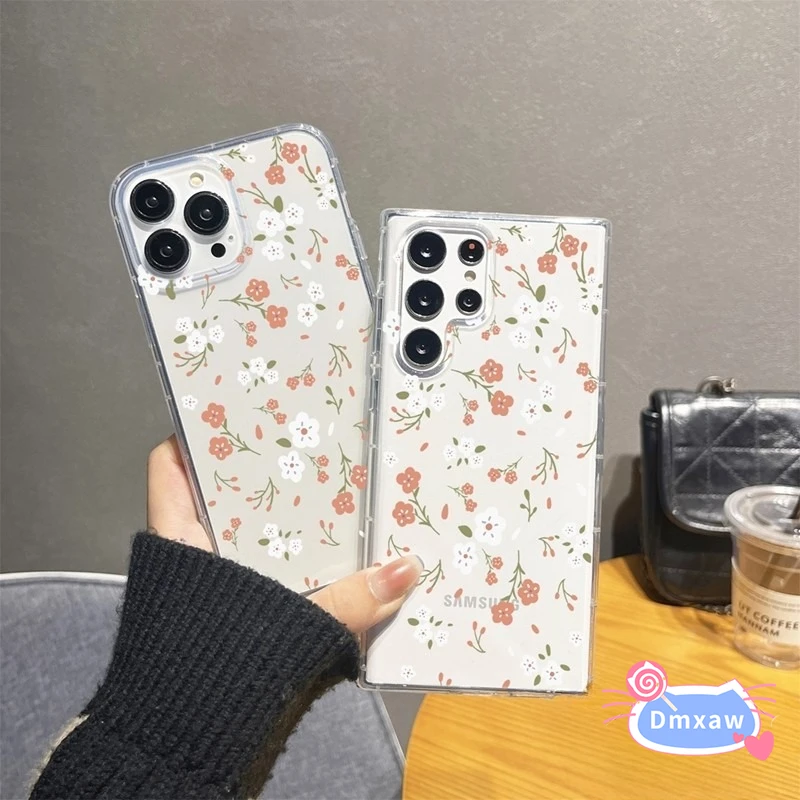 For OPPO Reno 11 11F 10 9 8 6 Pro Plus 8T 7 3 Pro SE 5 4 5G 4G 7 4 SE Phone Case Soft Silicone Cute Flowers Transparent Cover 2