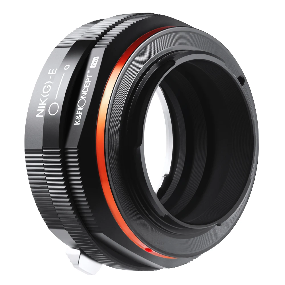 K&F Concept Lens Adapter Nikon G to Sony E Pro for Nikon G Mount Lens to Sony E a6000 a5000 A7C A7C2 A1 A7S A7R2 A73 A7R4 A7R5