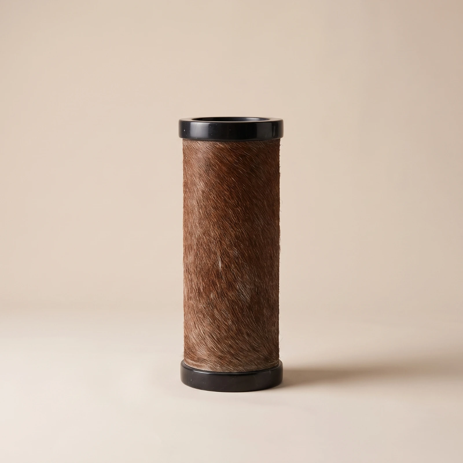 Cylindrical Vase Modern Decorative Vase Flower Holder Minimalist Sturdy for Tabletop, Entry Console